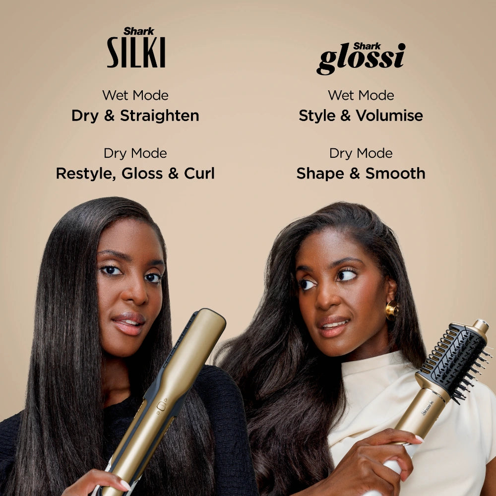 Shark Glam Straight, Waves and Curls Multi Styler - Gold | HD6052SUK