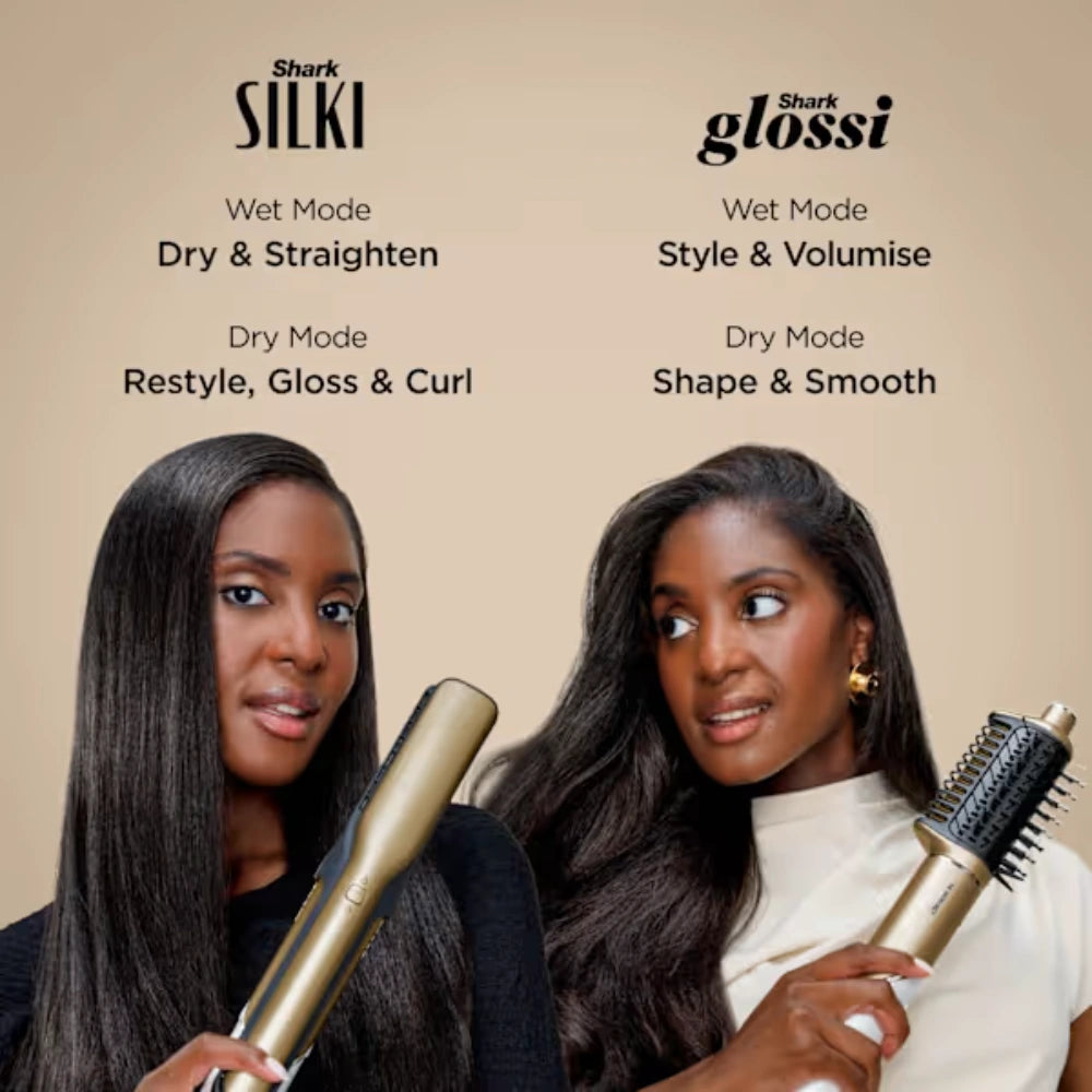 Shark Glam Straight and Waves Multi Styler - Gold | HD6041SUK
