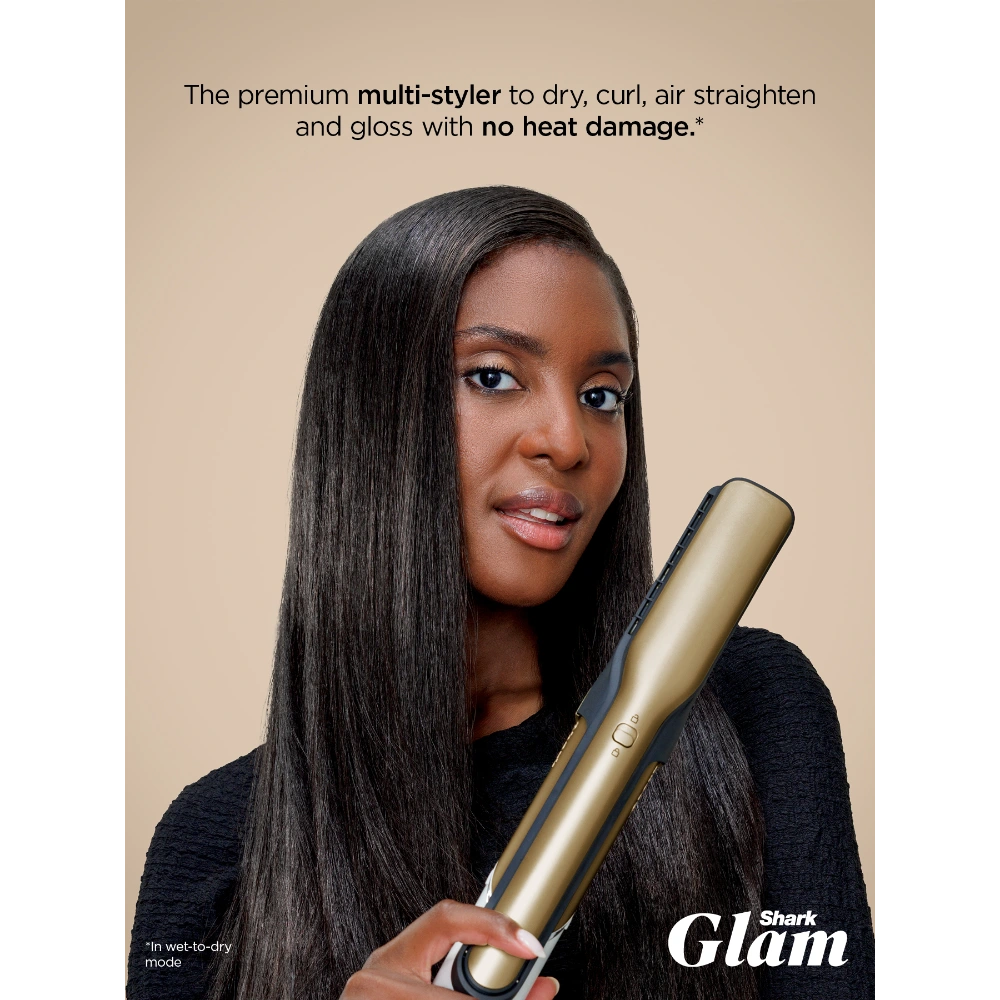 Shark Glam Straight, Waves and Curls Multi Styler - Gold | HD6052SUK