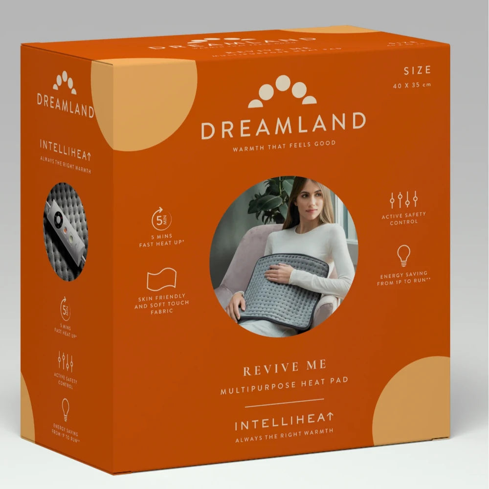 Dreamland Revive Me Electric Heat Pad - Grey | 16923