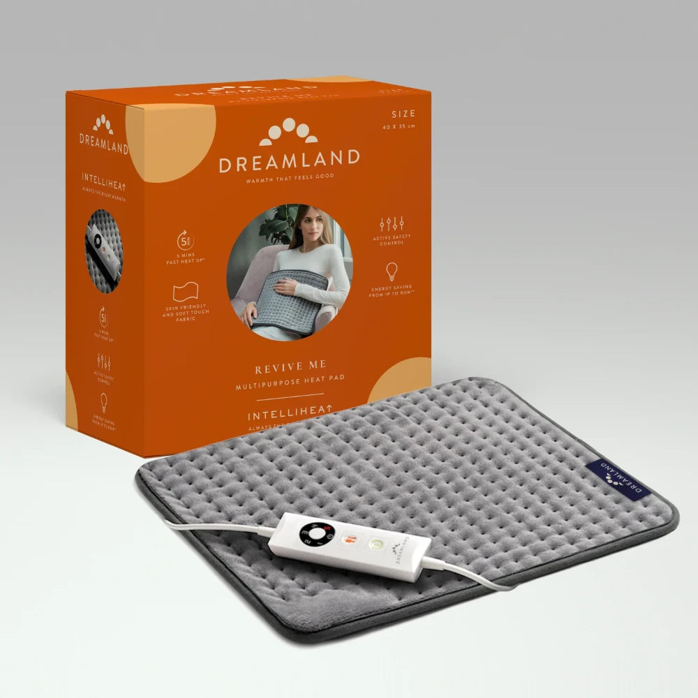 Dreamland Revive Me Electric Heat Pad - Grey | 16923