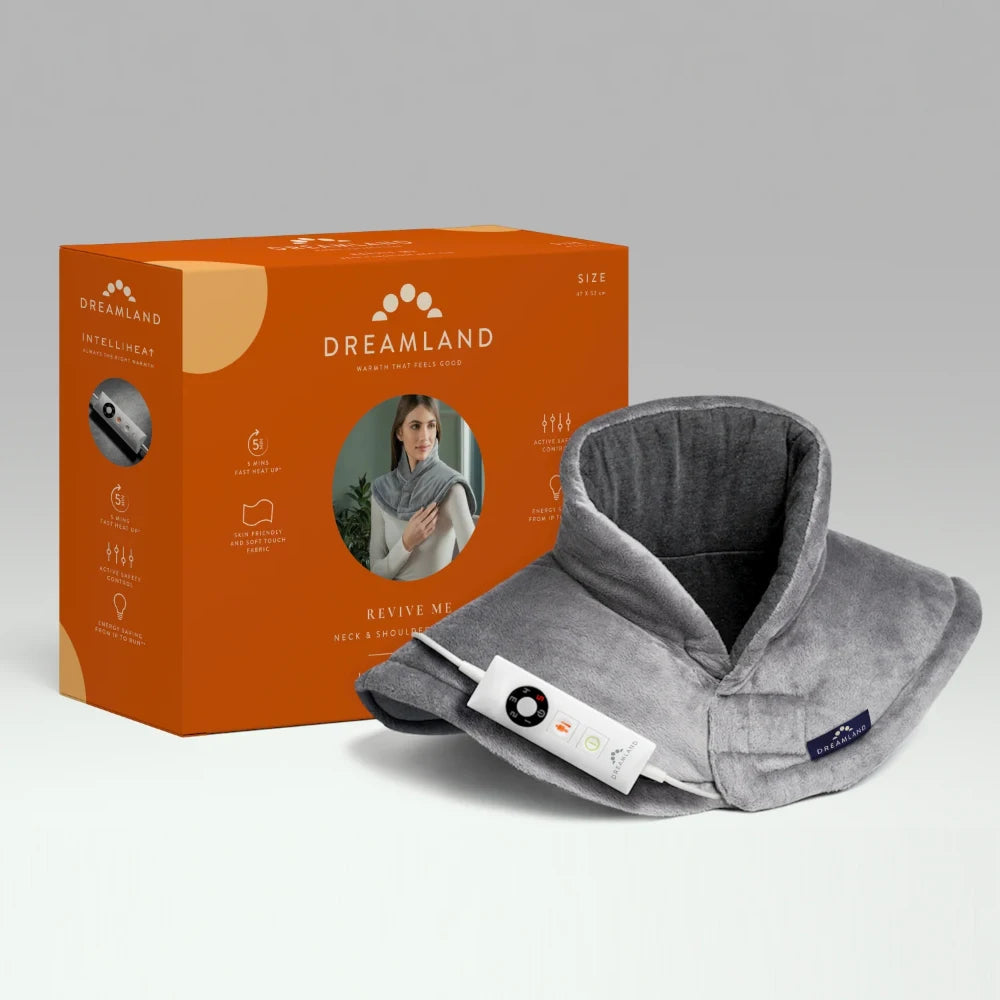 Dreamland Revive Me Neck and Shoulder Heat Pad - Grey | 16895