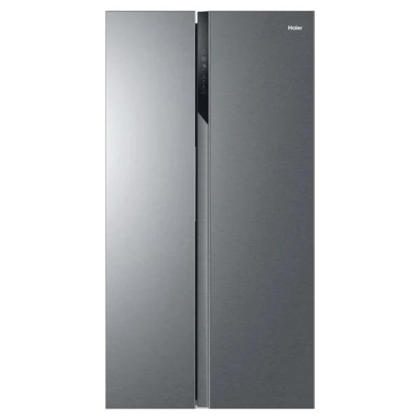 Haier SBS 90 Series 3 Frost Free American Fridge Freezer - Gentle Silver | HSR3918ENPG