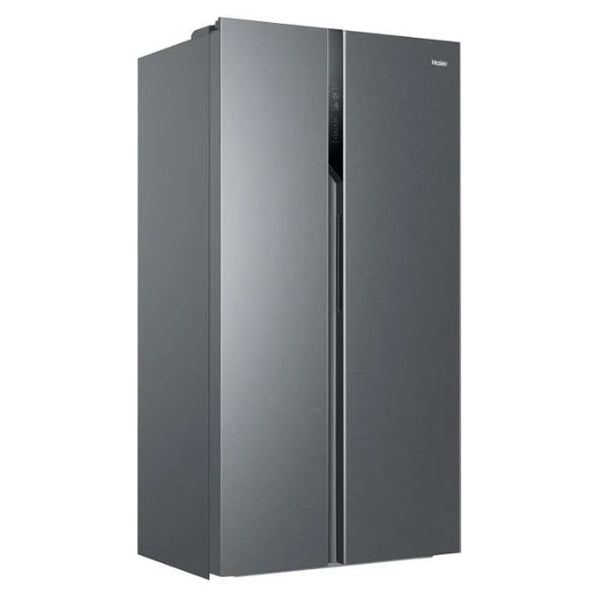 Haier SBS 90 Series 3 Frost Free American Fridge Freezer - Gentle Silver | HSR3918ENPG
