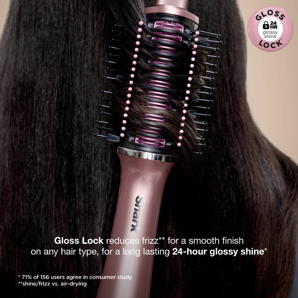 Shark Glossi Hot Brush and Air Glosser - Peony Pink | HT302UKPK