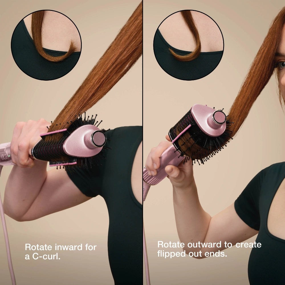 Shark Glossi Hot Brush and Air Glosser - Peony Pink | HT302UKPK