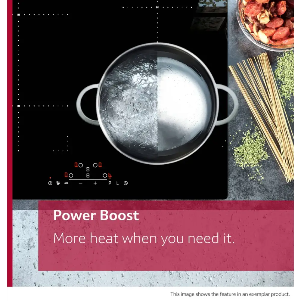 Neff N 50 80cm Integrated Ventilation Induction Hob - Black | V58NBS1L0