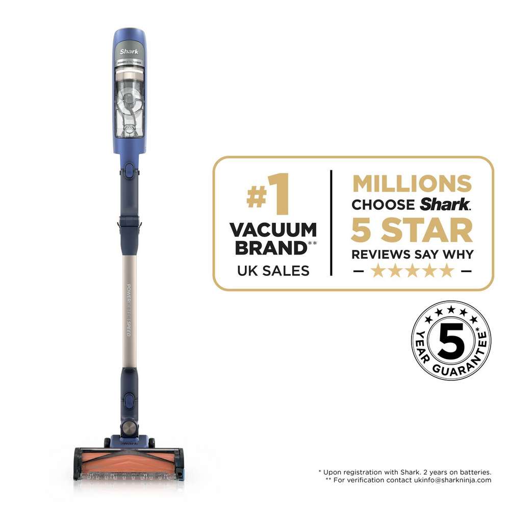Shark PowerDetect Speed Pet Cordless Stick Vac Vacuum Cleaner - Ultramarine | IA1241UKT