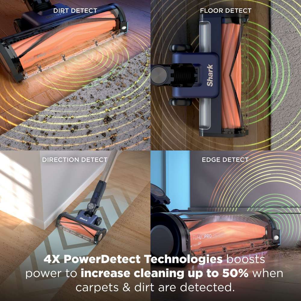 Shark PowerDetect Speed Pet Cordless Stick Vac Vacuum Cleaner - Ultramarine | IA1241UKT