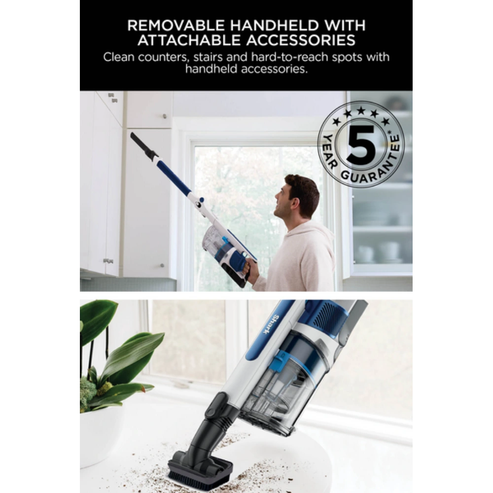 Shark PowerPro Cordless Stick Vac Vacuum with Anti Hair Wrap & Floor Detect | IZ380UK