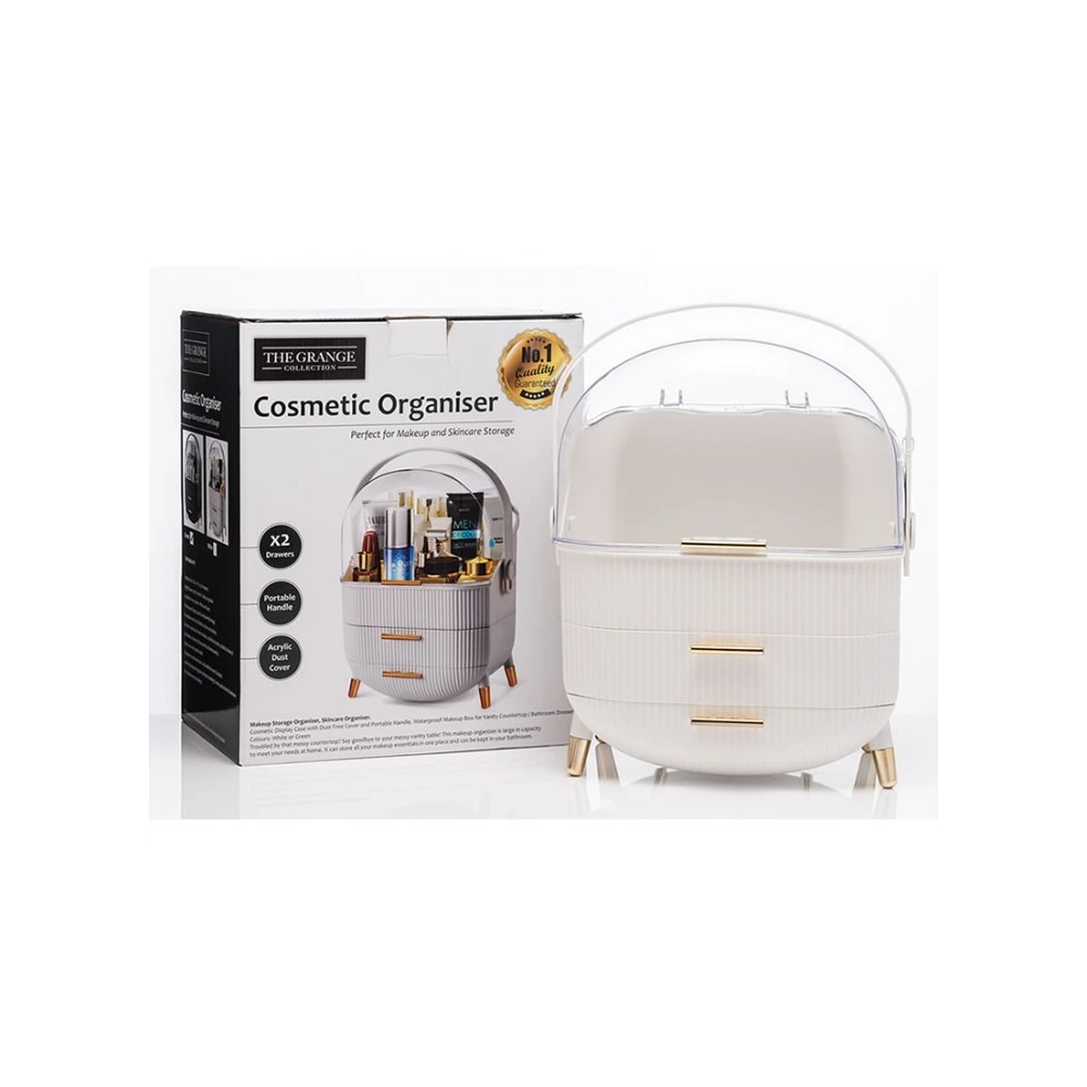 The Grange Collection Dustproof Cosmetic Storage Box - White | JA50