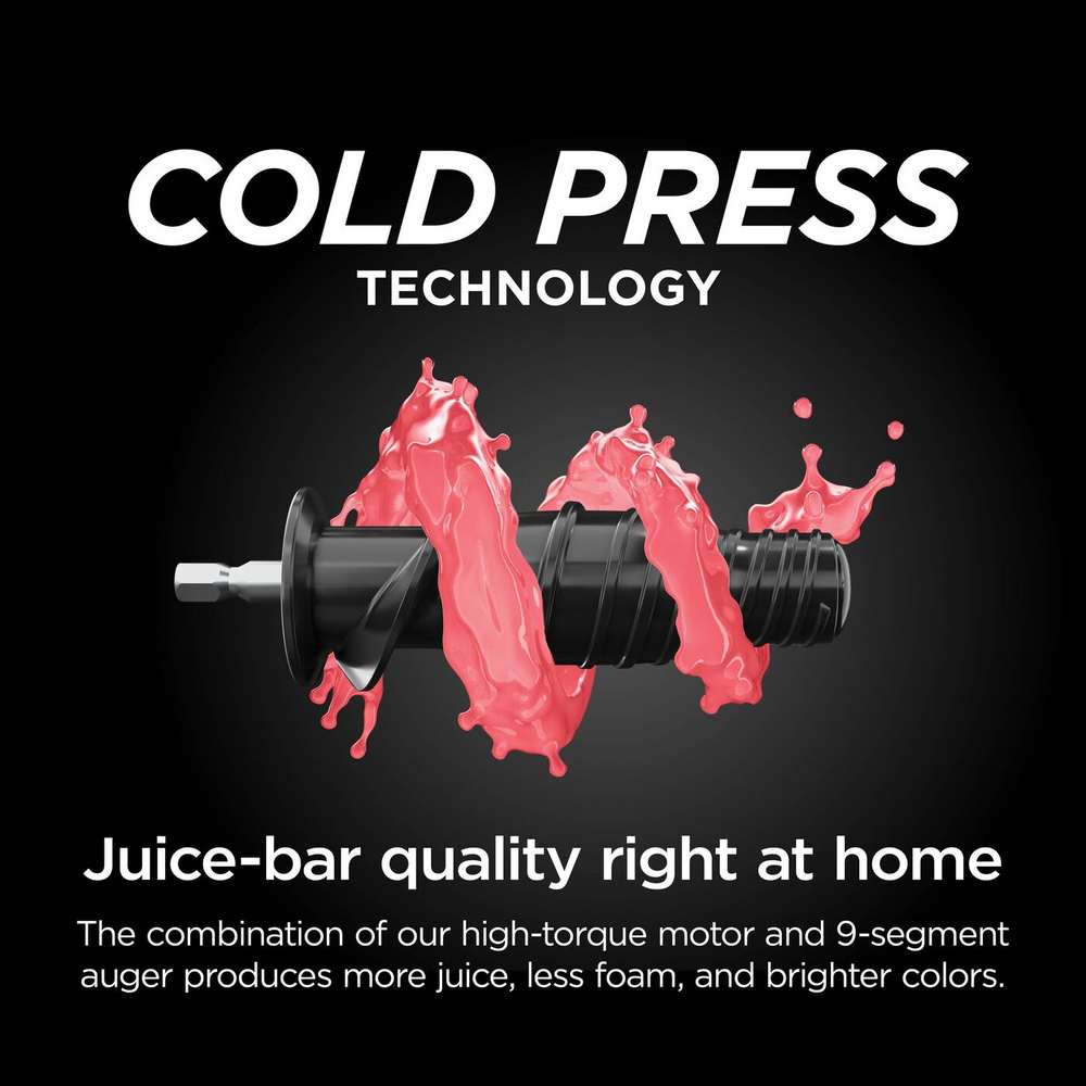 Ninja 3 in 1 Cold Press Juicer Slicer and Shredder with Anti-Clog Filter | JC152UK