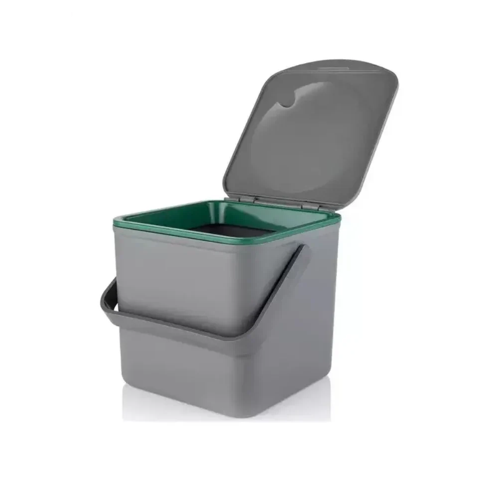 Minky Compost Food Waste Counter Top Caddy 3.5 Litre - Slate Grey | MNK100130