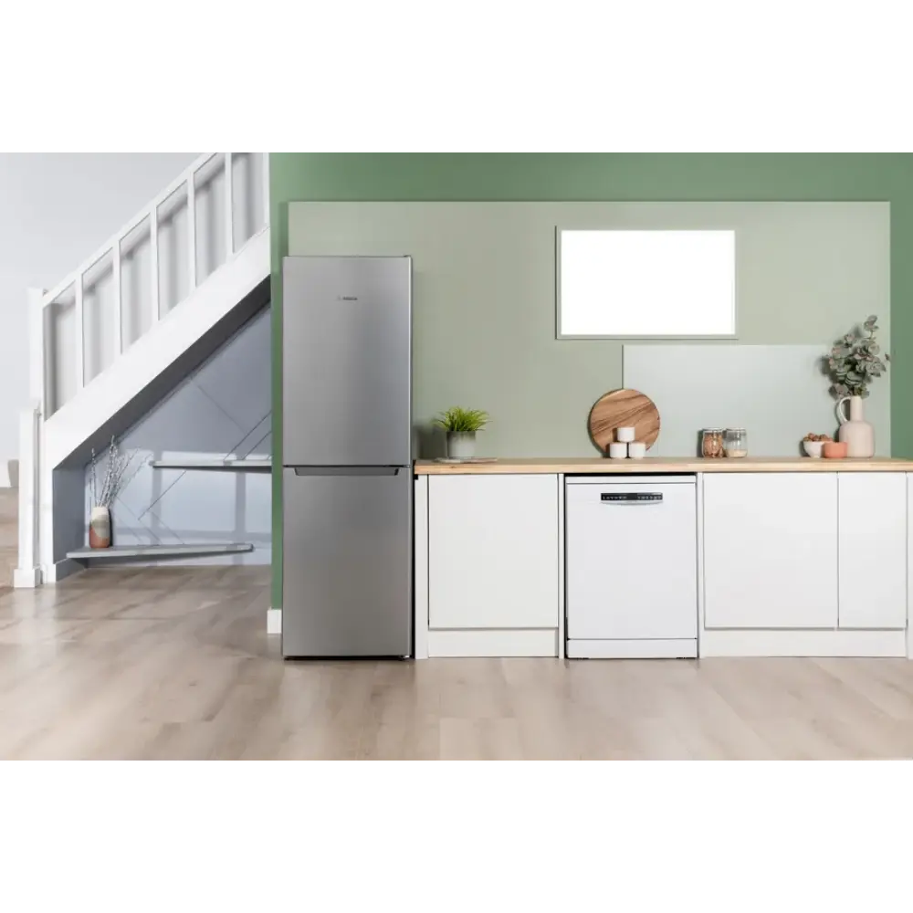Bosch Series 2 Frost Free Freestanding Fridge Freezer - Stainless Steel | KGN34NLEAG
