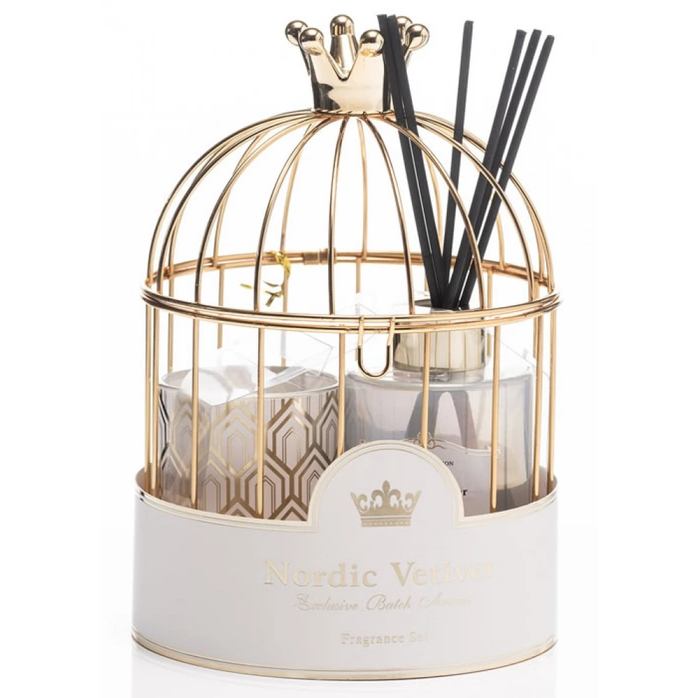 The Grange Collection Scented Cage Set in Nordic Vetiver | KH6