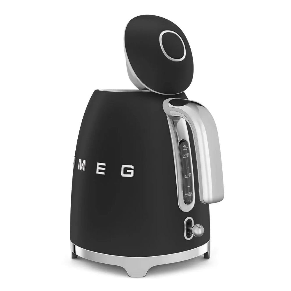 Smeg 1.7 Litre 50's Style Kettle - Matt Black | KLF03BLMUK