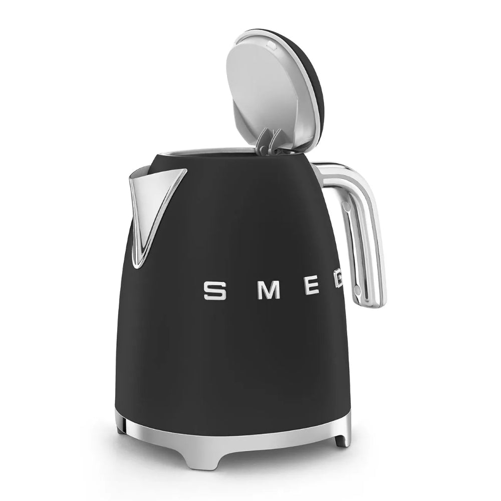 Smeg 1.7 Litre 50's Style Kettle - Matt Black | KLF03BLMUK