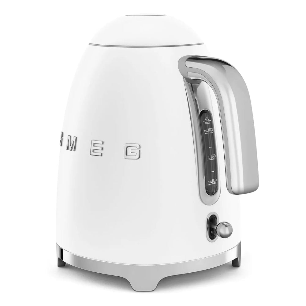 Smeg 1.7 Litre 50's Style Kettle - Matt White | KLF03WHMUK