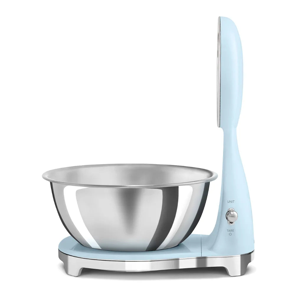 Smeg Analog and Digital Kitchen Scales - Pastel Blue | KSF01PBWW