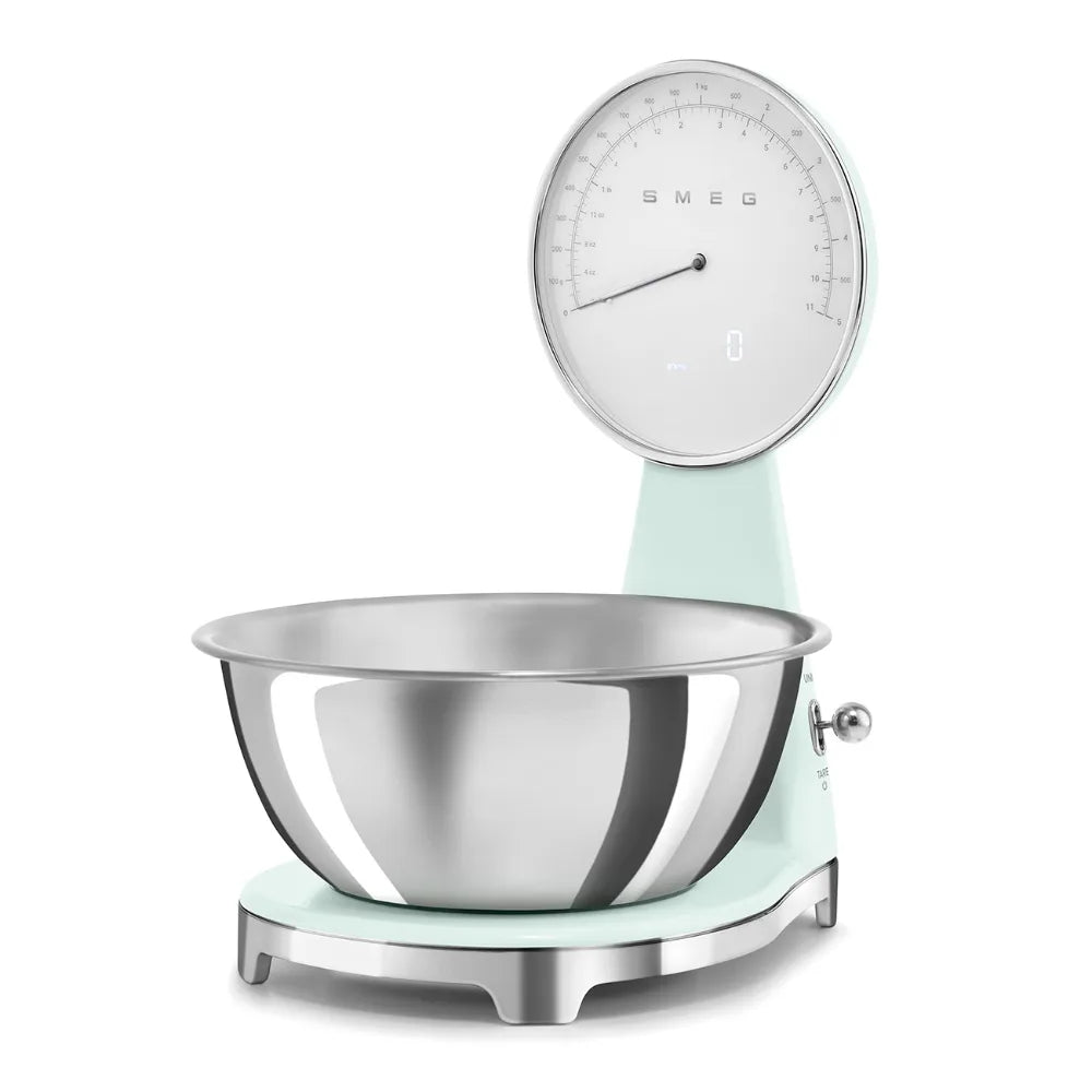 Smeg Analog and Digital Kitchen Scales Retro - Pastel Green | KSF01PGWW