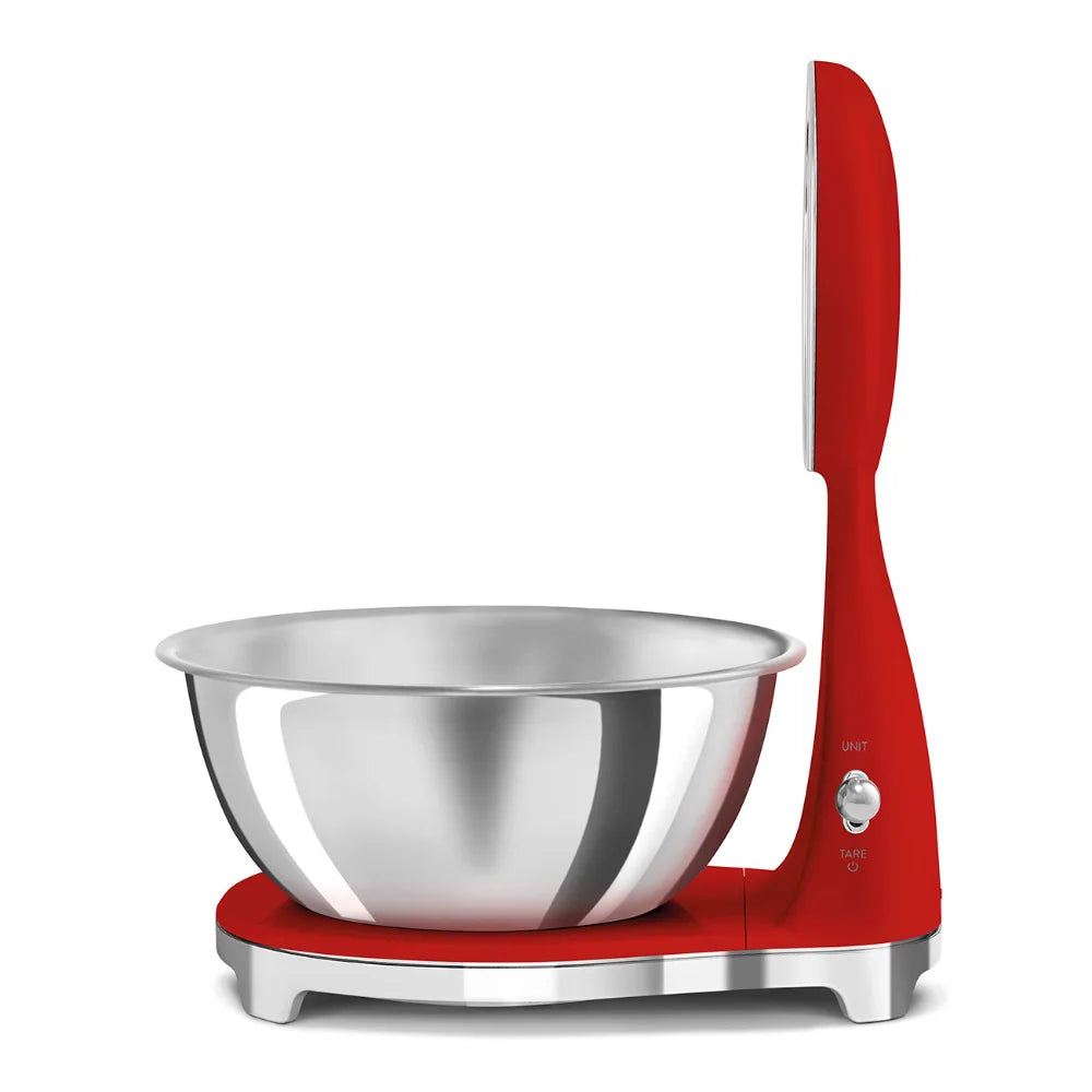 Smeg Analog and Digital Kitchen Scales Retro - Red | KSF01RDWW