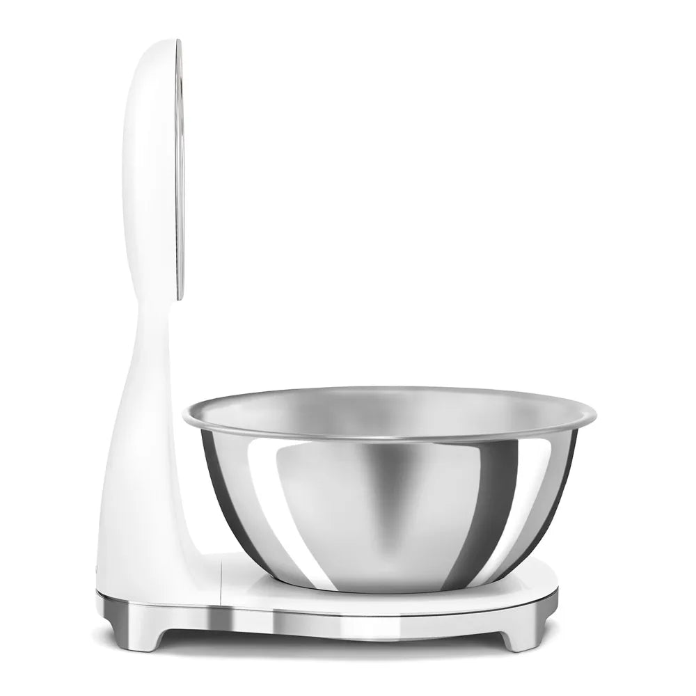 Smeg Analog and Digital Kitchen Scales Retro - White | KSF01WHWW