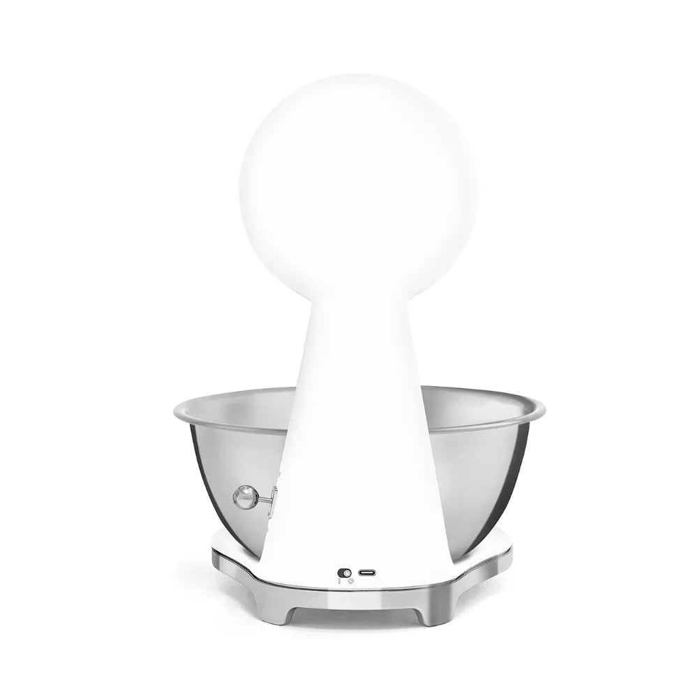 Smeg Analog and Digital Kitchen Scales Retro - White | KSF01WHWW