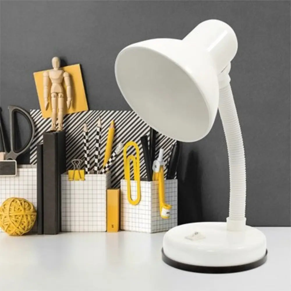 Lloytron Home Life 35W Classic Flexi Desk Lamp - Diamond White | 1127-20