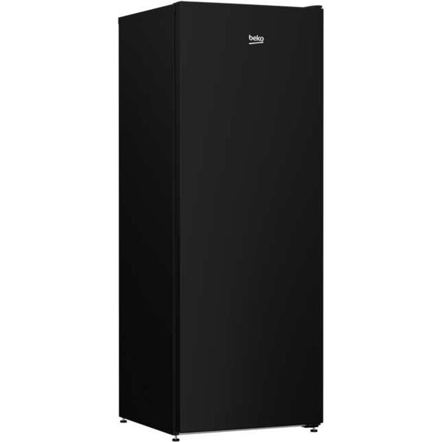 Beko 145.7cm Upright Tall Larder Fridge - Black | LSG4545B