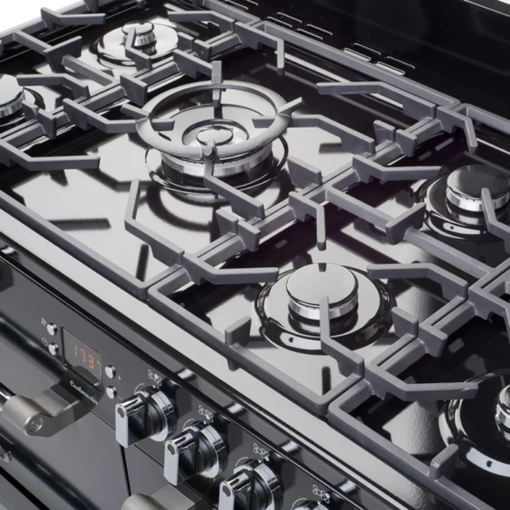 Leisure Cookmaster Dual Fuel Range Cooker 110cm - Black | CK110F232K
