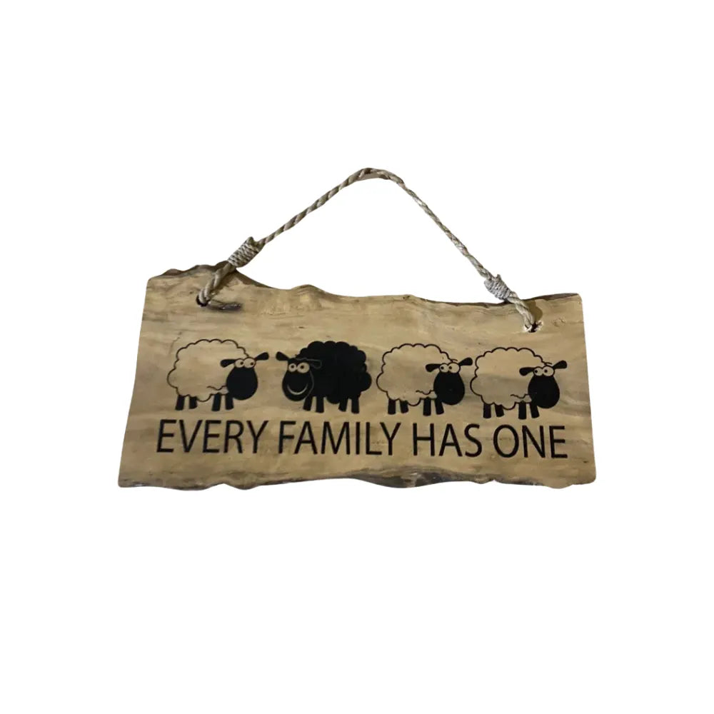 Lucky Ducks Coffee Wood Sign - Every Family Has One | BD-HGRD412