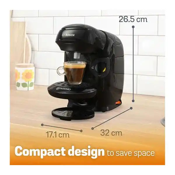 Bosch Tassimo Style Friendly Pod Coffee Machine - Black | TAS112EGB