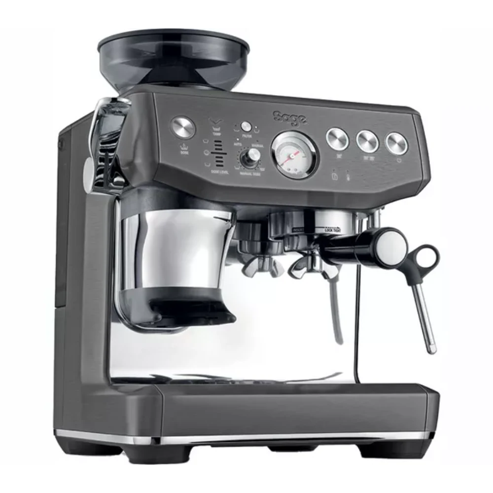 Sage The Barista Express Impress Coffee Machine - Black | SES876BTR4GUK1