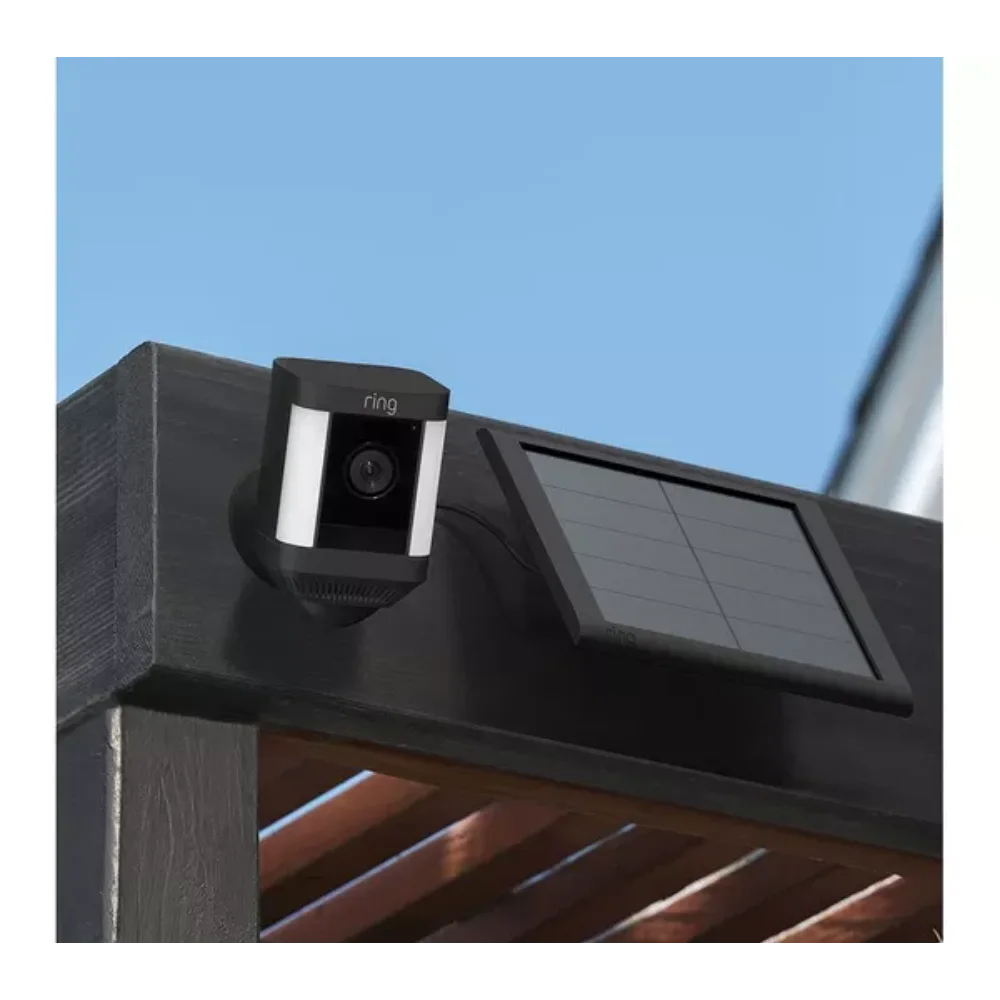 Ring Solar Panel USB C 2nd Gen - Black | B0B27HR4KY