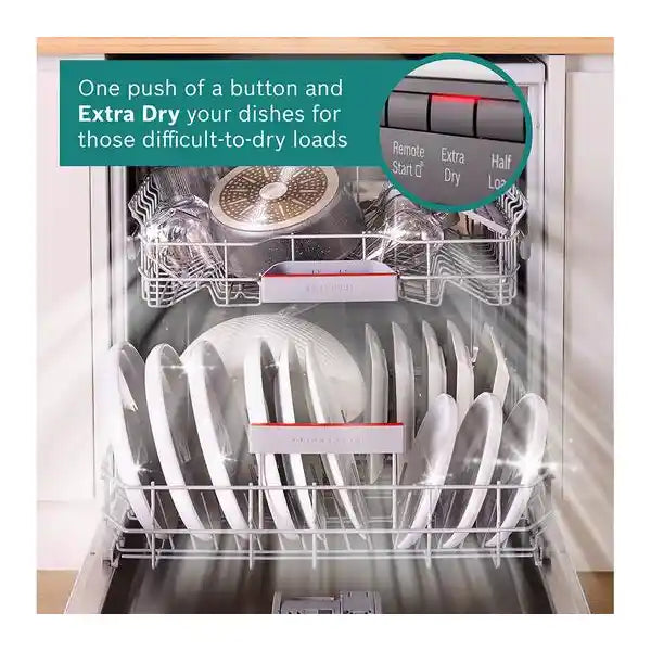 Bosch Series 4 14 Place Dishwasher with Wifi - White | SMS4EMW06G