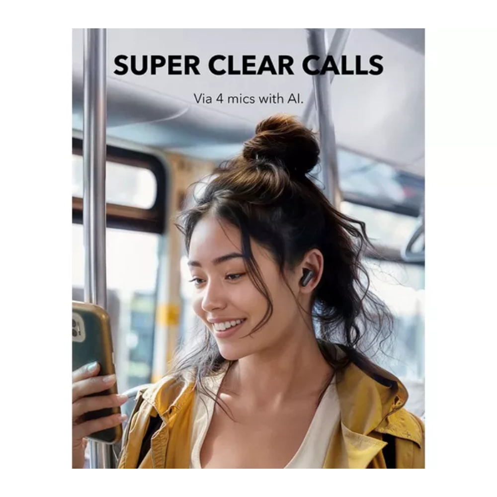 Soundcore R50i Noise Cancelling Wireless Bluetooth Earbuds - Black A3959G11