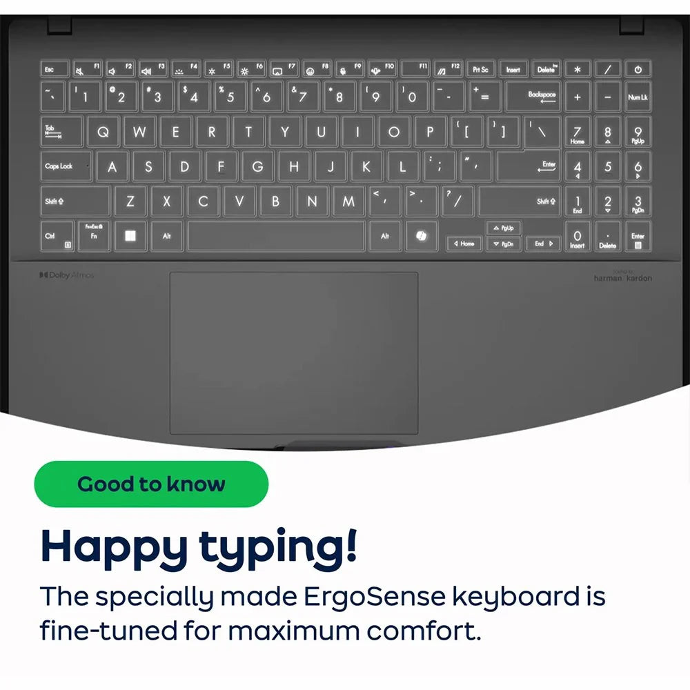 Asus Vivobook 15 AMD Ryzen 5 15.6 Inch 8GB 512GB Laptop - Black | M1505YA-L1155W