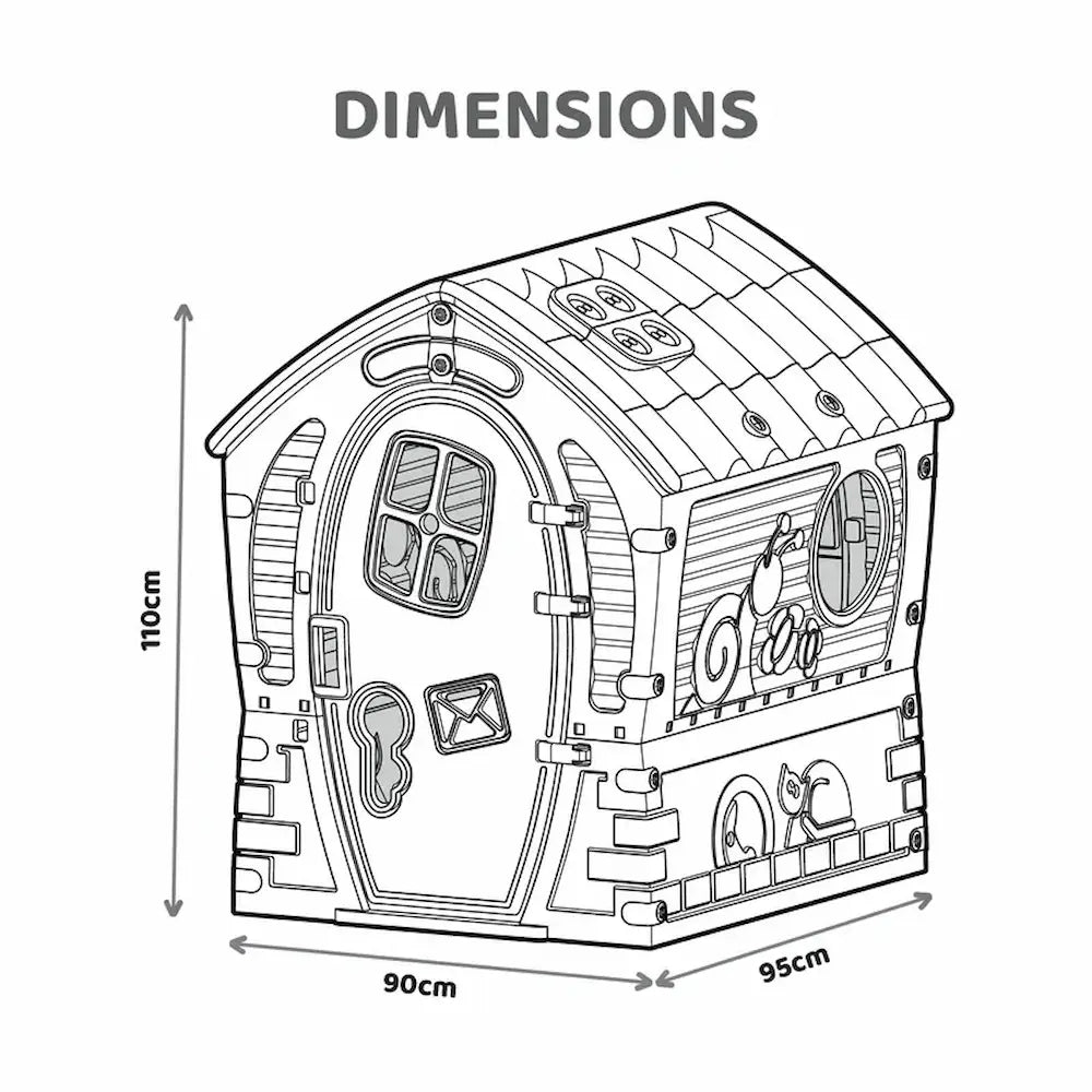 Palplay Plastic Dream Kids Playhouse | M681