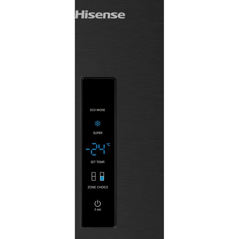 Hisense 200cm 60/40 Fridge Freezer - Black | RB645N4BFE