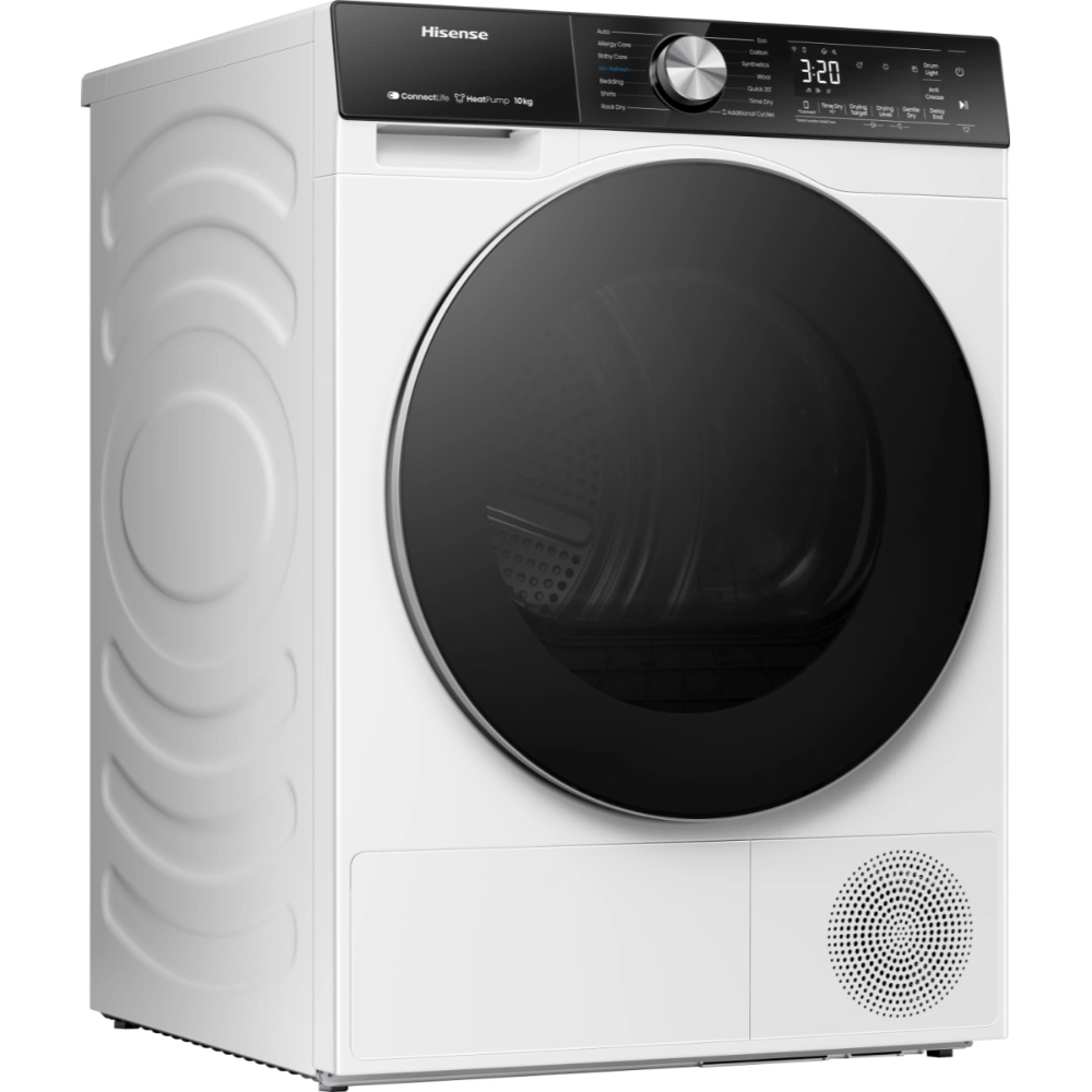 Hisense 5S Series 10 kg Heat Pump Tumble Dryer WiFi Enabled - White | DH5S102BW