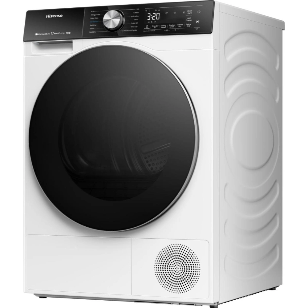 Hisense 5S Series 10 kg Heat Pump Tumble Dryer WiFi Enabled - White | DH5S102BW
