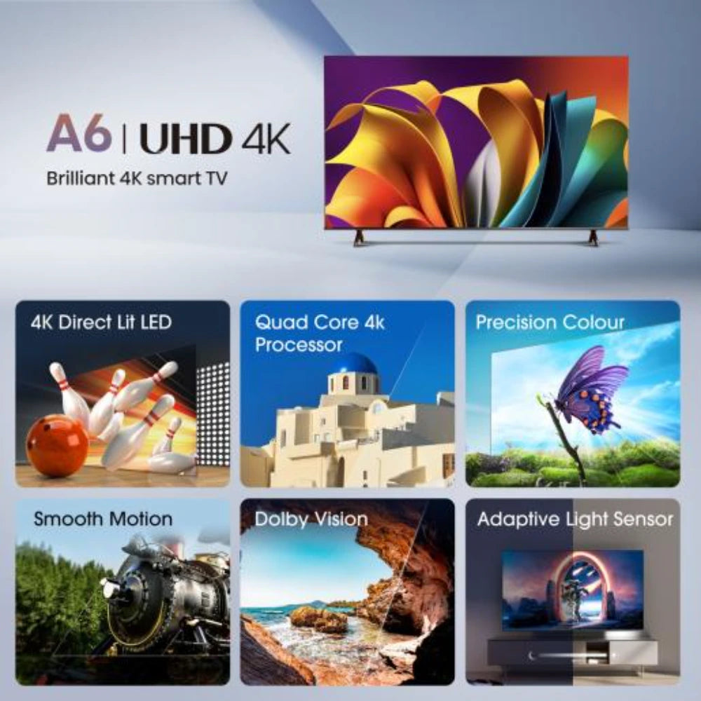 Hisense 55" UHD 4K Smart TV Series A6N | 55A61N