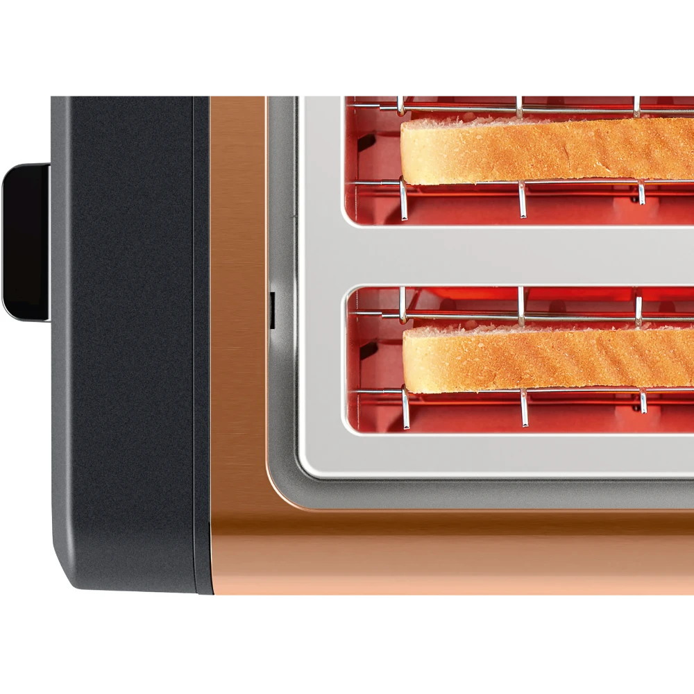 Bosch DesignLine Plus 4 Slice Toaster - Copper | TAT4P449GB