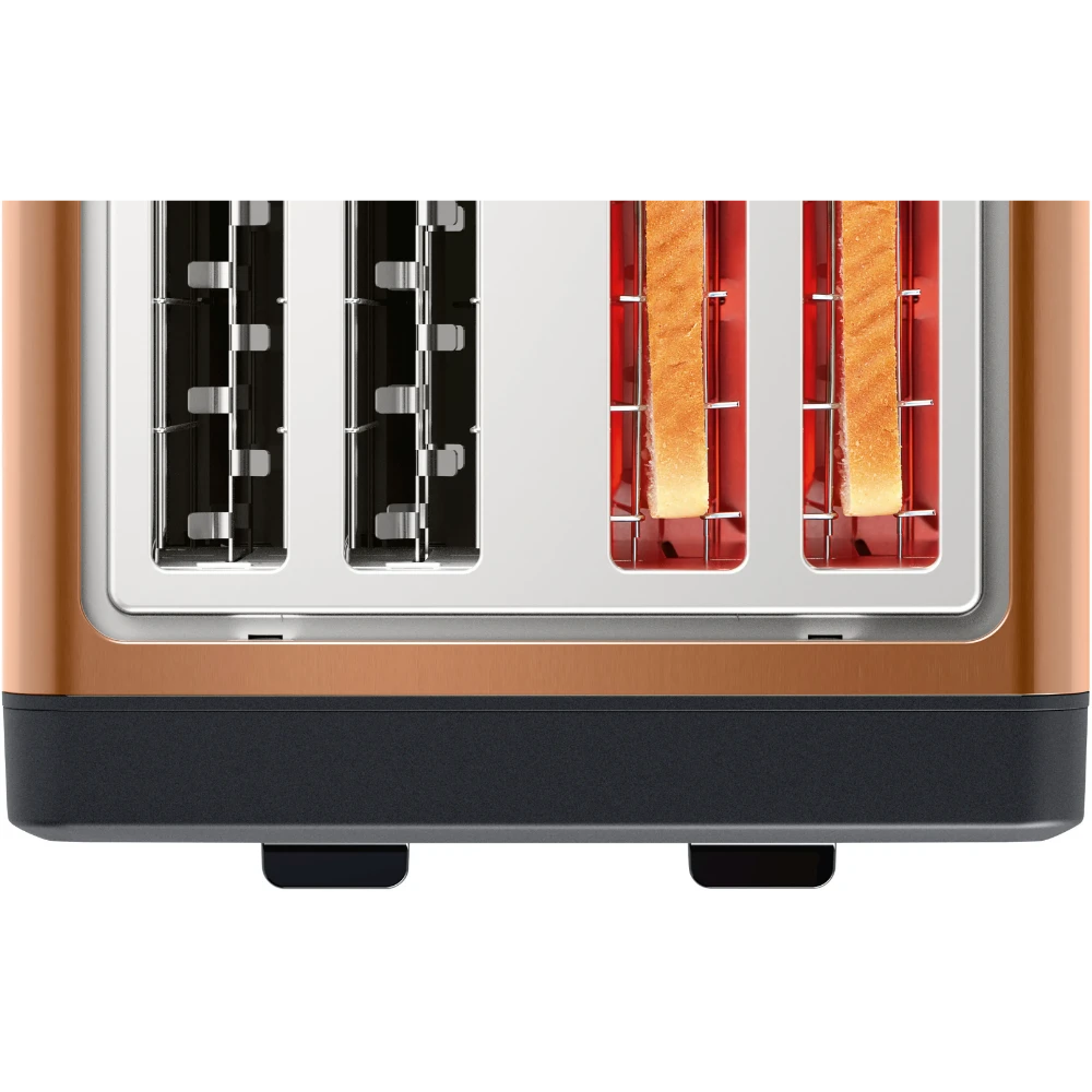 Bosch DesignLine Plus 4 Slice Toaster - Copper | TAT4P449GB