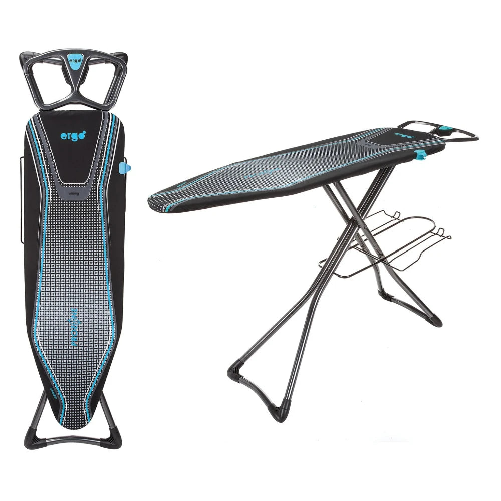 Minky Ergo Plus Ironing Board 122cm x 38cm - Blue | MNK317965