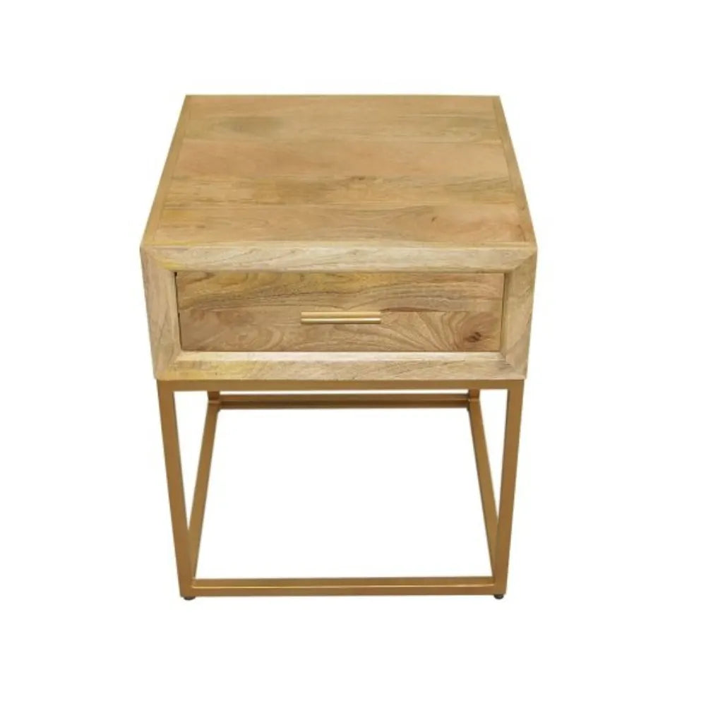 Macquillan Ravi Side Table - French Grey Finish | MQFN320