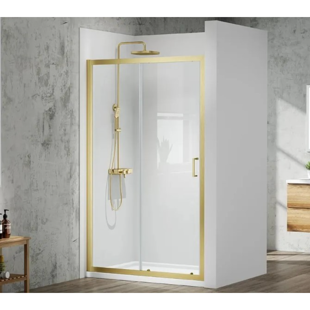 Merlyn MBox Sliding Door | Chrome, Matt Black, Brushed Brass | 1000mm to 1700mm