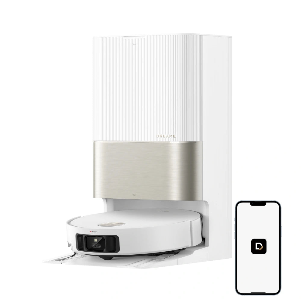 Dreame X50 Ultra Robot Vac Vacuum Cleaner - White | RLX85CE-4