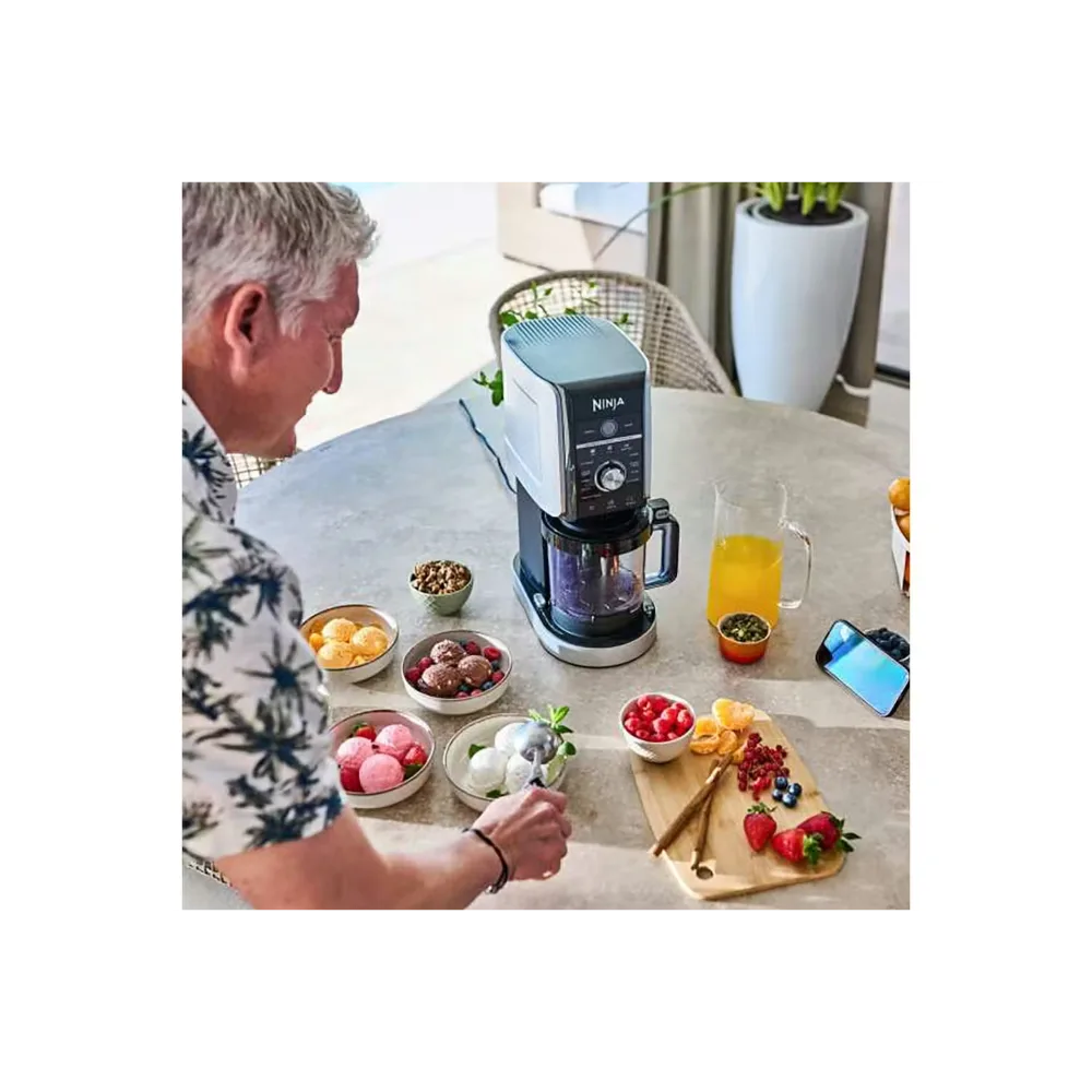 Ninja CREAMi Deluxe 10-in-1 Ice Cream and Frozen Drink Maker | NC501UK