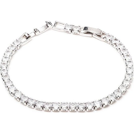 Newgrange Living Tennis Diamond Bracelet - Silver | 600335